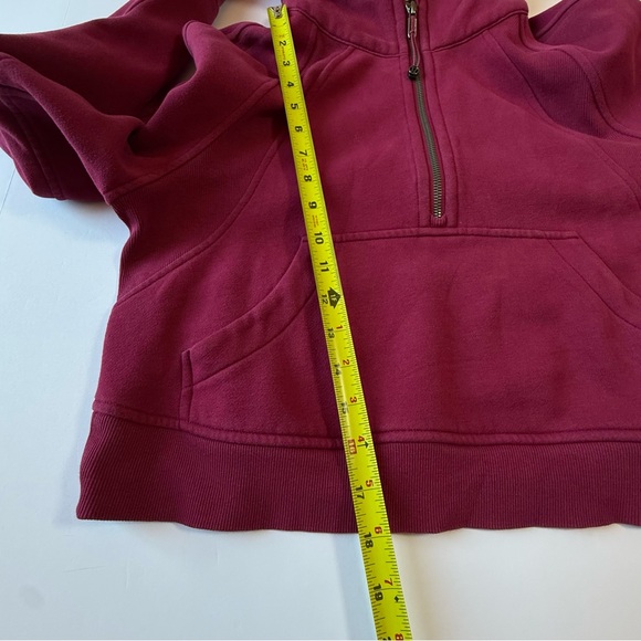 Lululemon Scuba Oversized Half-Zip Hoodie Magenta XS/S - Picture 6 of 7